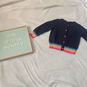 Gymboree 18-24 month girl cardigan